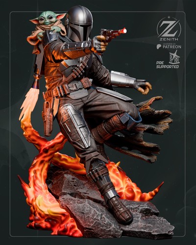 Mandalorian grogu by zenith - mandalorian,